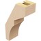 Ekena Millwork 3-inch W x 6-inch D x 10-inch H Monterey Rough Cedar Woodgrain TimberThane Knee Brace, Primed BRCUR03X06X10MONRCPR - alternate 2